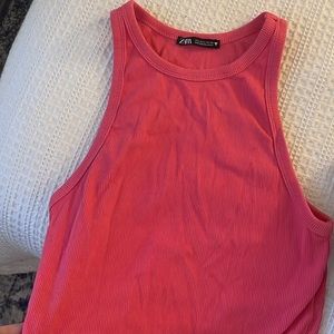 Zara tank top hi neck